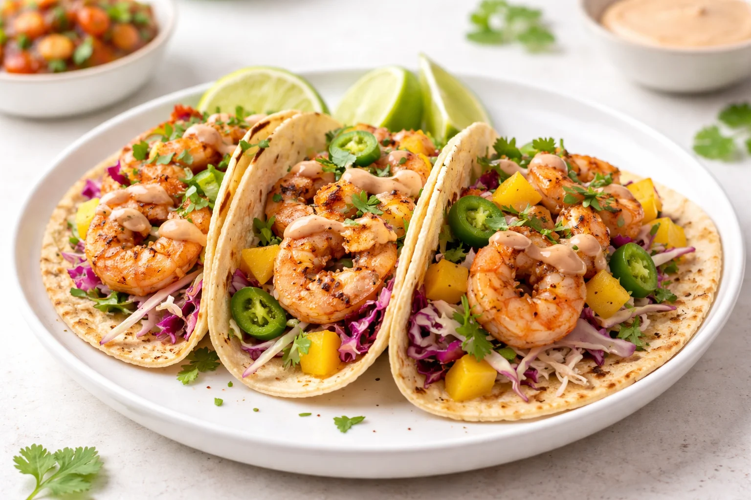 Grilled Shrimp Tacos with Zesty Mango Salsa - Quick & Easy Fix!