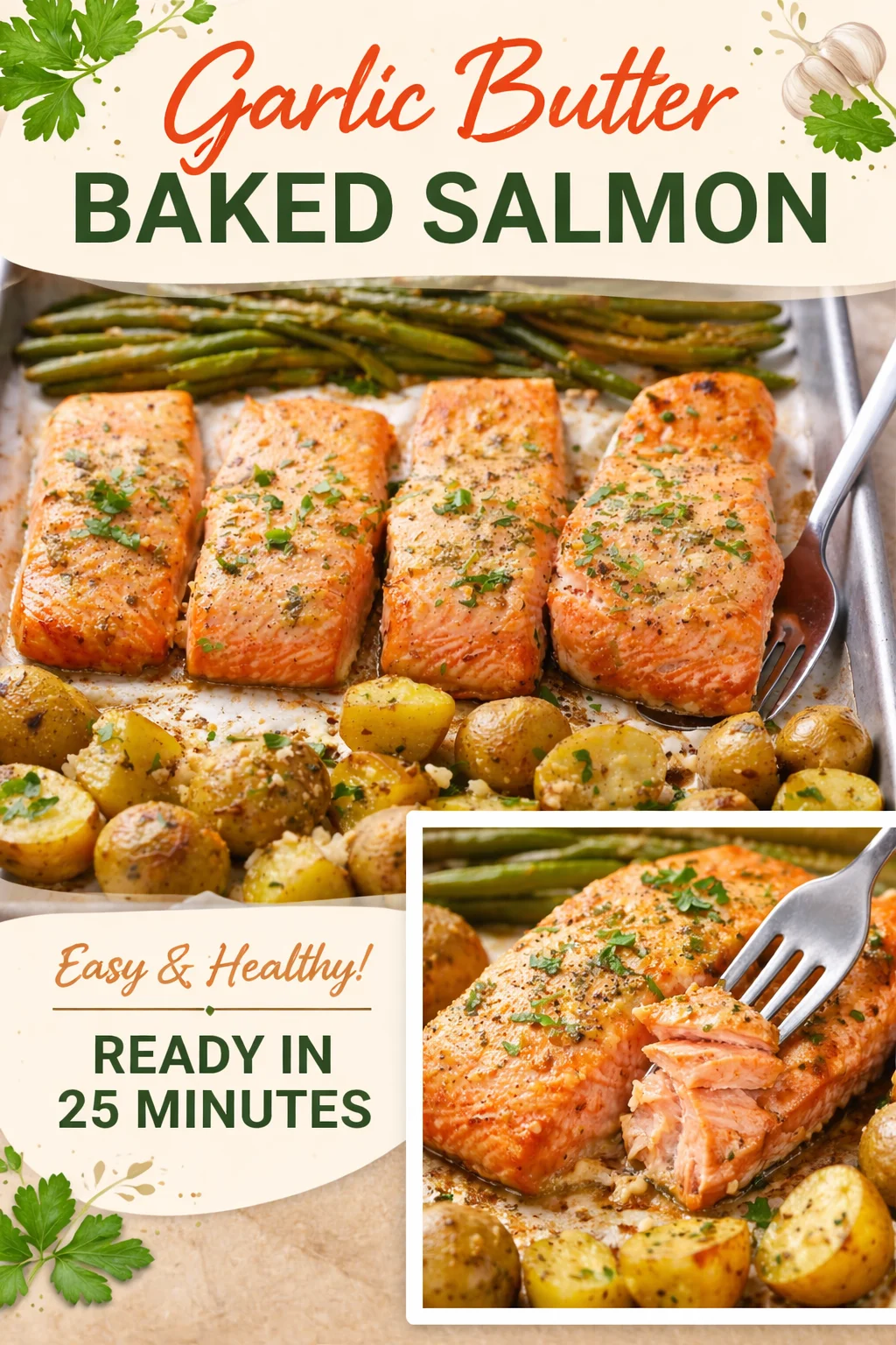 sheet pan lemon garlic parmesan salmon