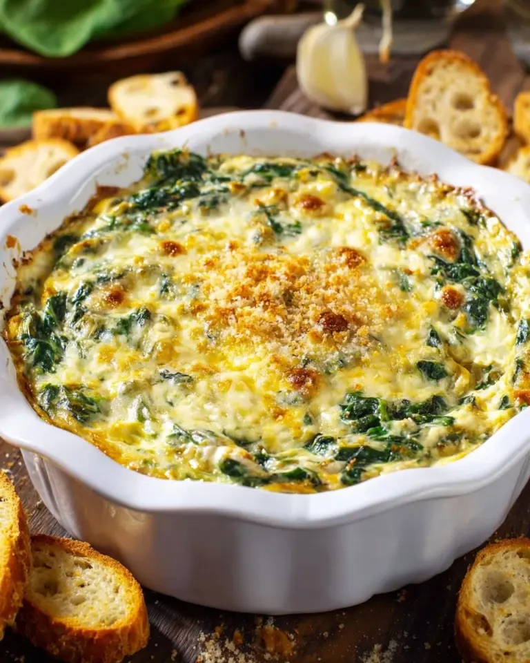 Delicious Artichoke Mascarpone Dip served in a bowl with crispy chips
