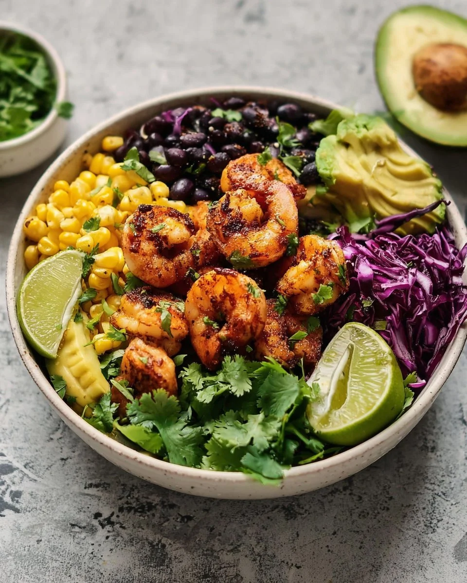 Blackened Shrimp Bowls
