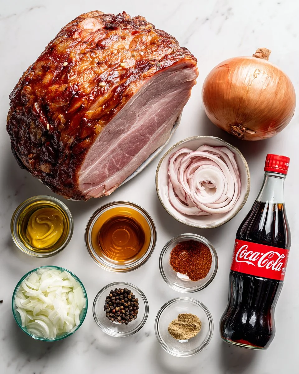 Bourbon and Coke Glazed Ham