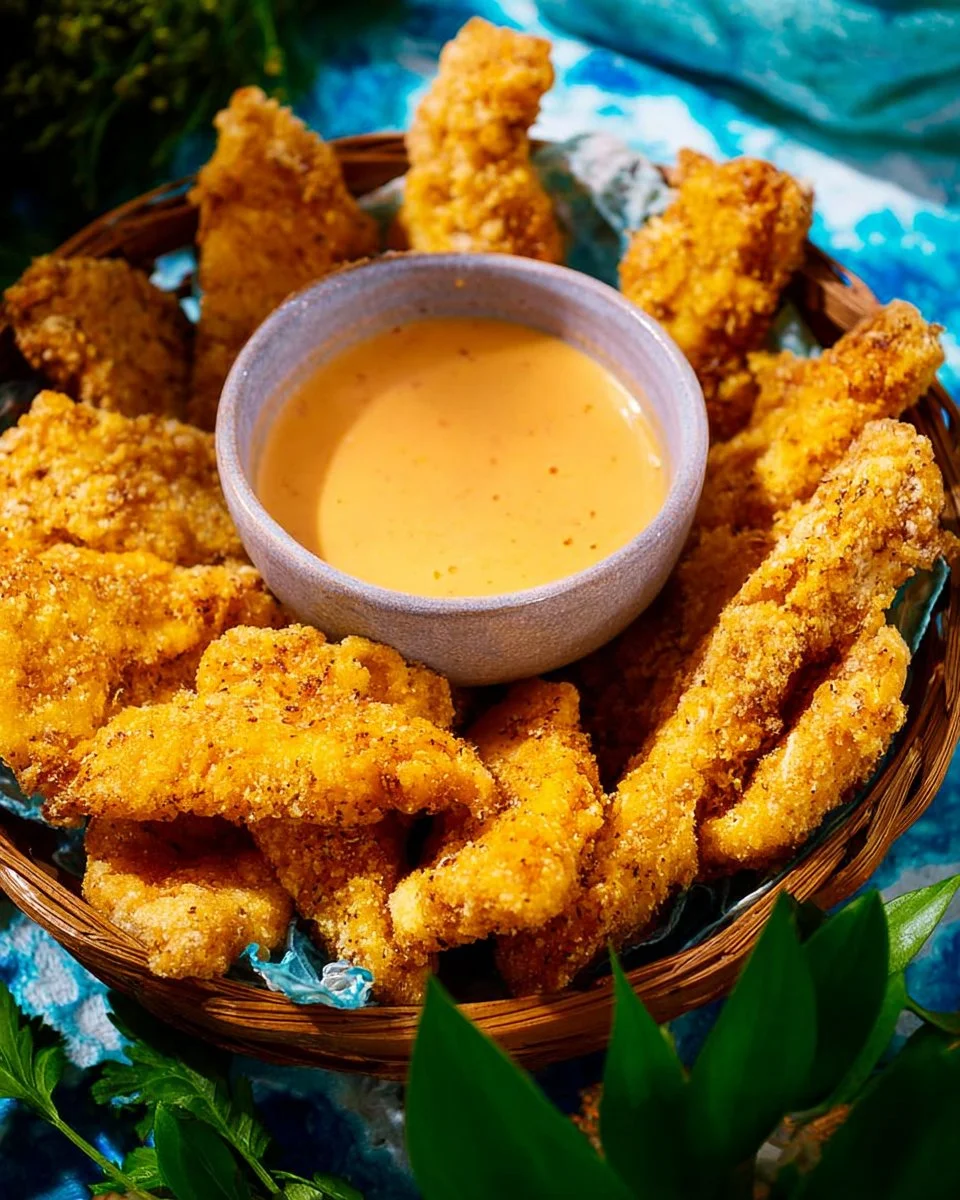 Catfish Fingers with Cajun Remoulade