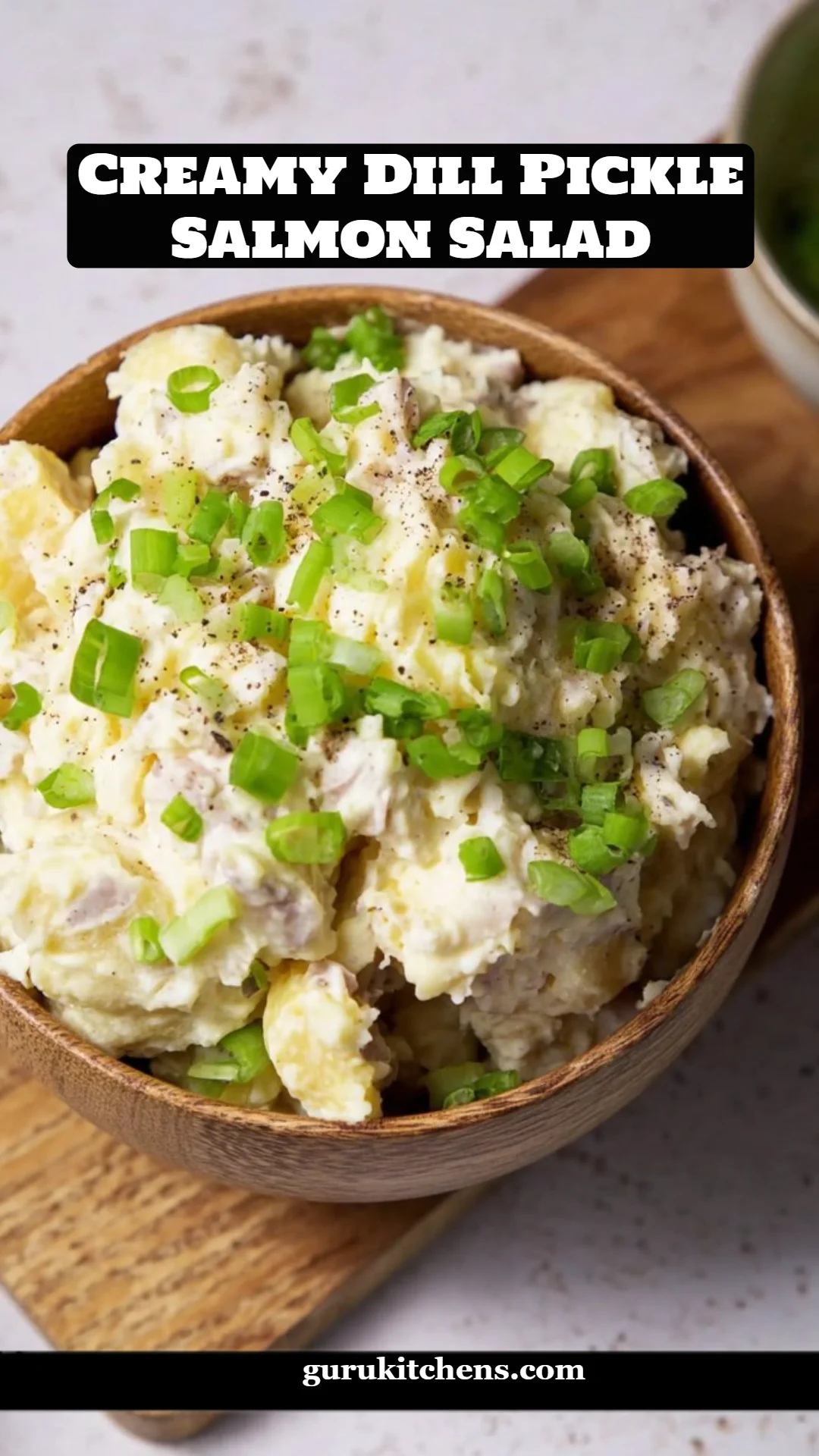 Creamy Dill Pickle Salmon Salad