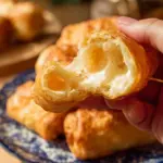Crisp and airy Chinese doughnuts (Pa Tong Ko) on a plate, ready to eat.