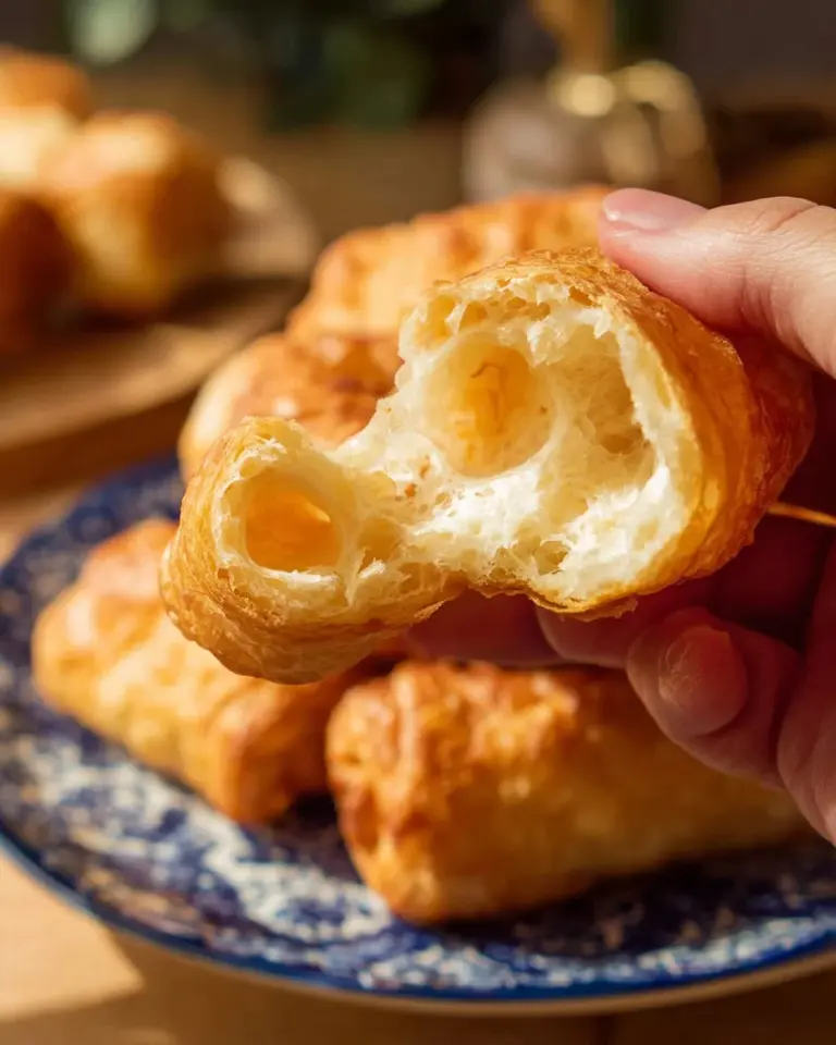 Crisp and airy Chinese doughnuts (Pa Tong Ko) on a plate, ready to eat.