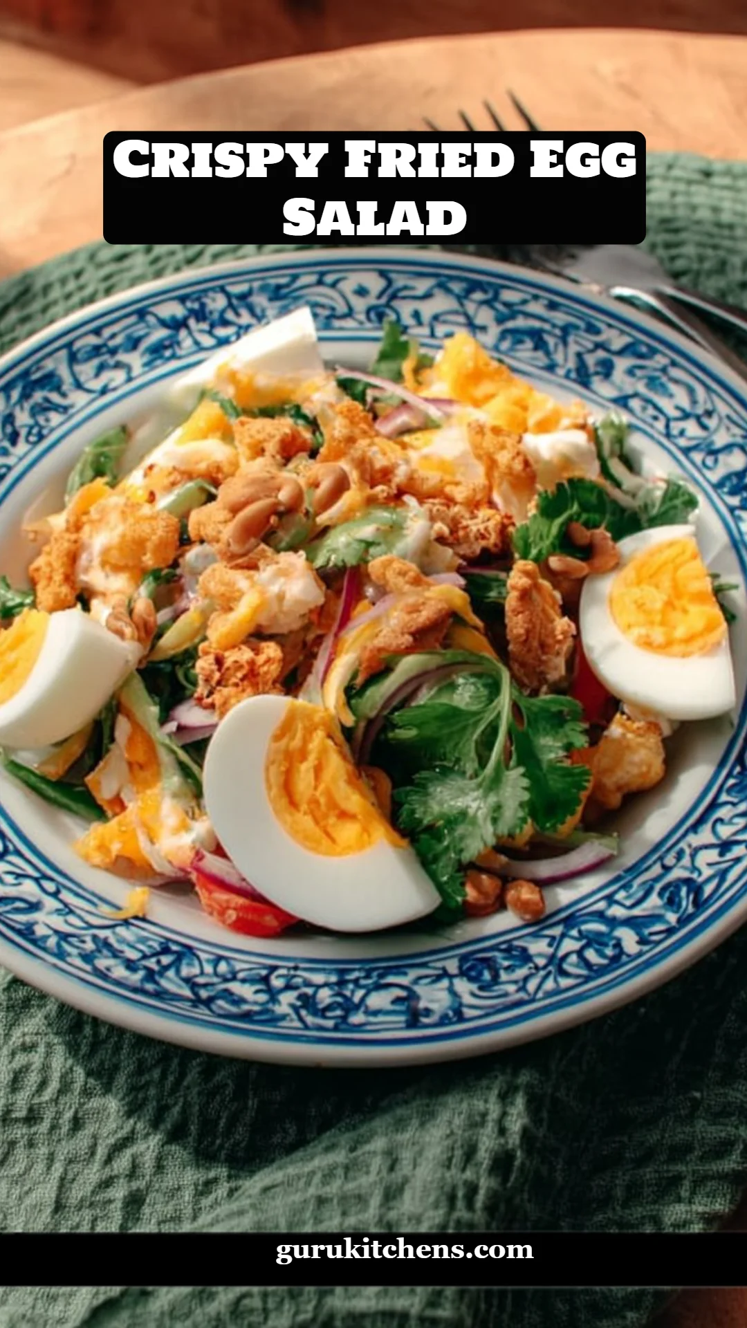 Crispy Fried Egg Salad