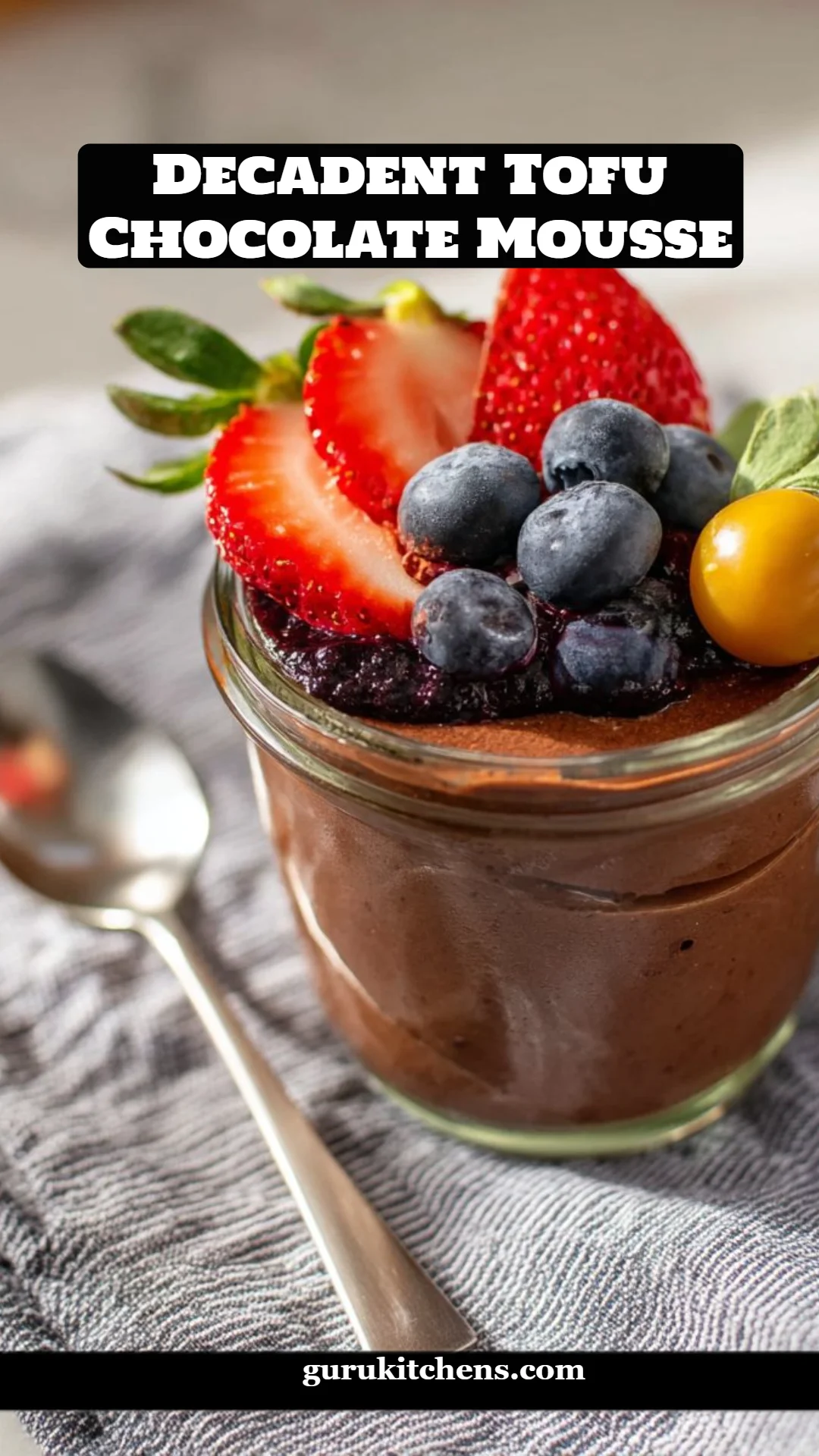 Decadent Tofu Chocolate Mousse