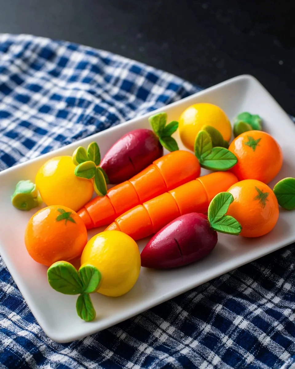 Decorative Fruit-Shaped Mung Bean Paste Treats