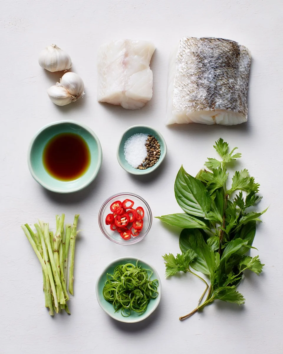 Fish and Herbs Stir-Fry