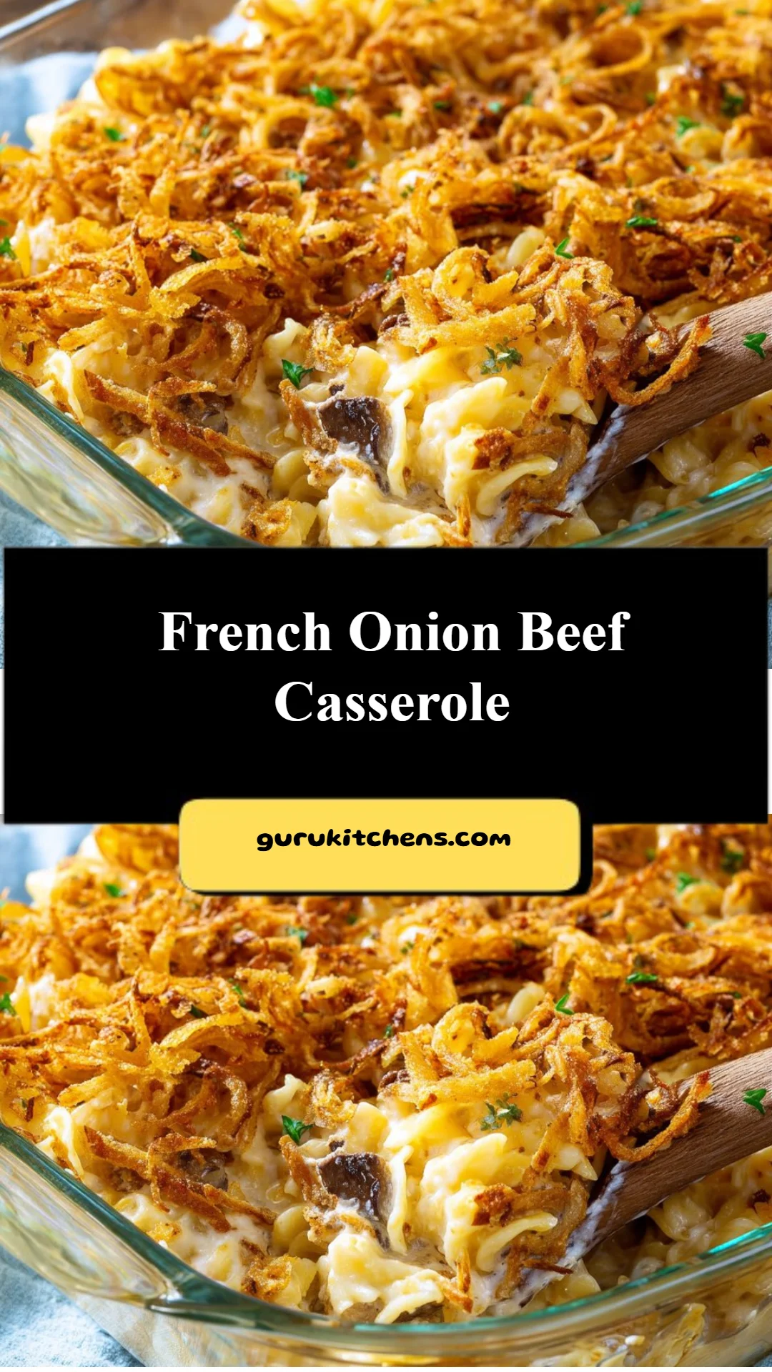 French Onion Beef Casserole