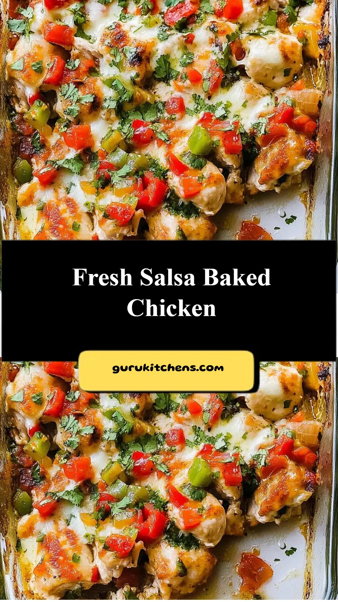 Fresh Salsa Baked Chicken