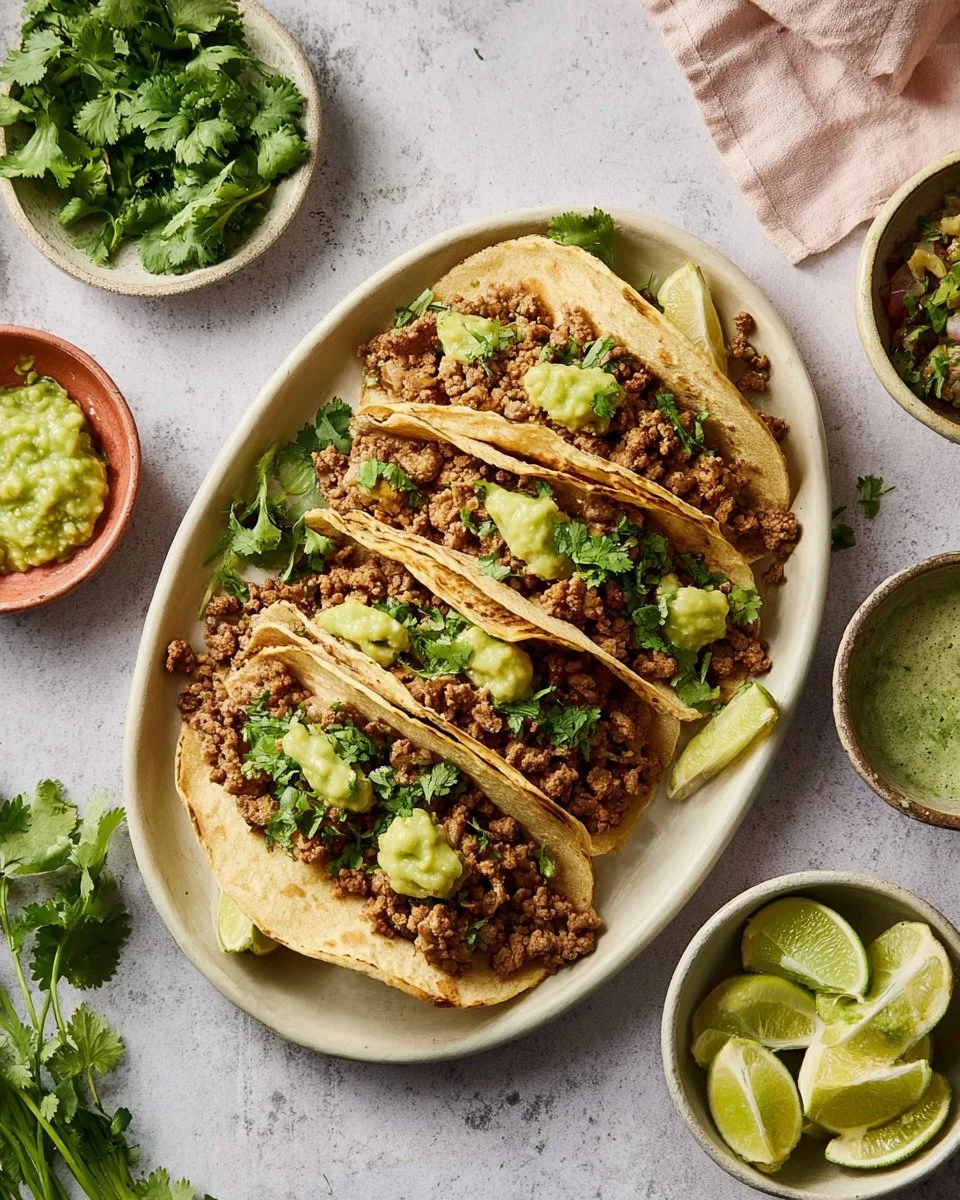 Green Sauce Turkey Tacos