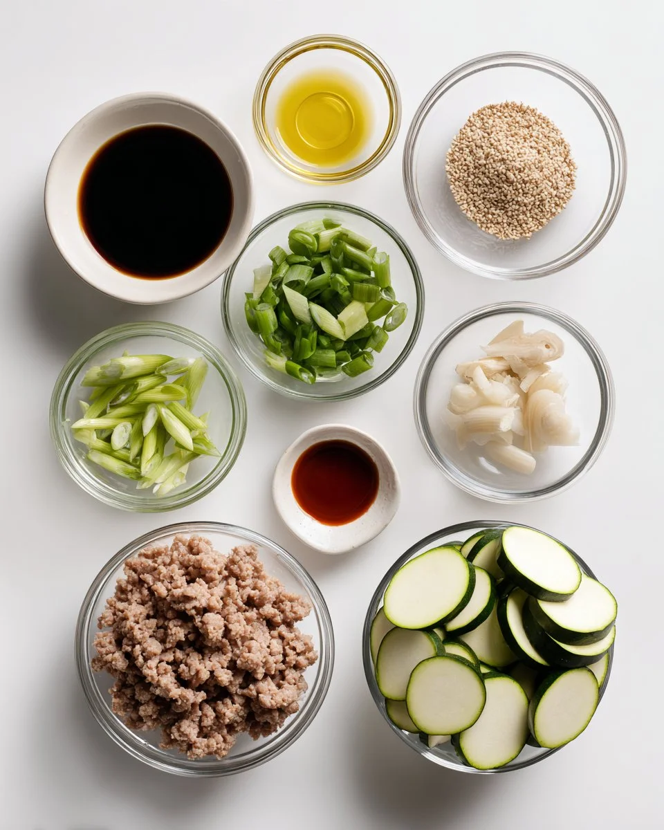 Ground Turkey and Zucchini Stir Fry