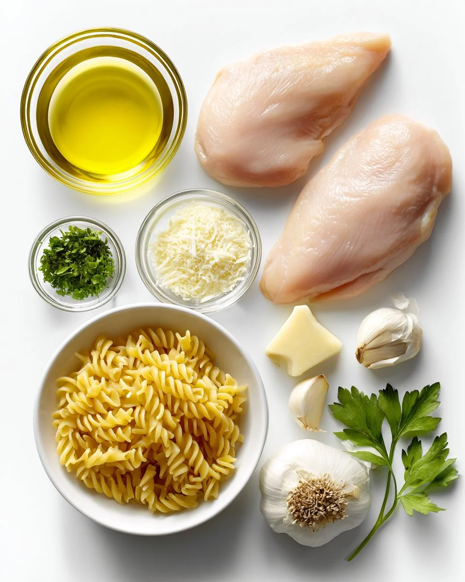 Healthy Garlic Parmesan Chicken Pasta: 5 Easy Steps