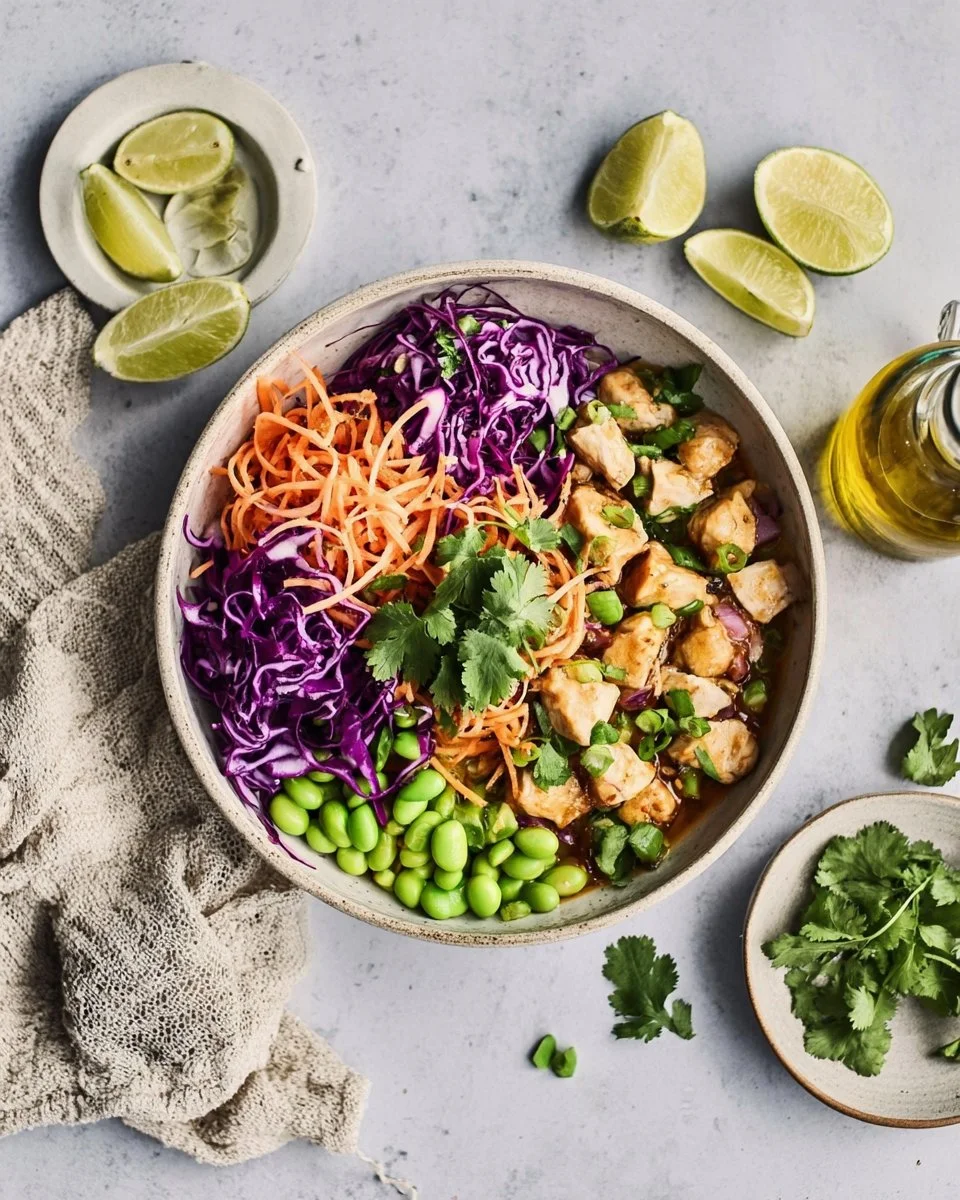 High Protein Chicken Buddha Bowl