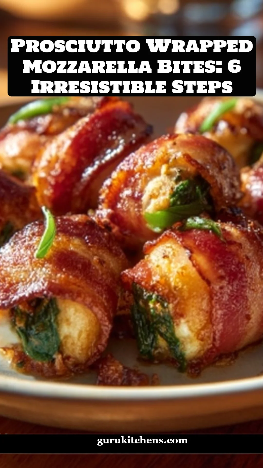 Prosciutto Wrapped Mozzarella Bites: 6 Irresistible Steps
