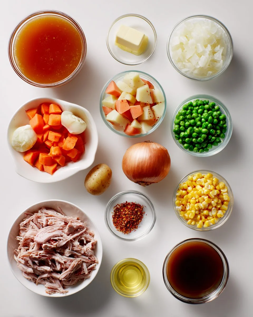 Pulled Pork Vegetable Soup