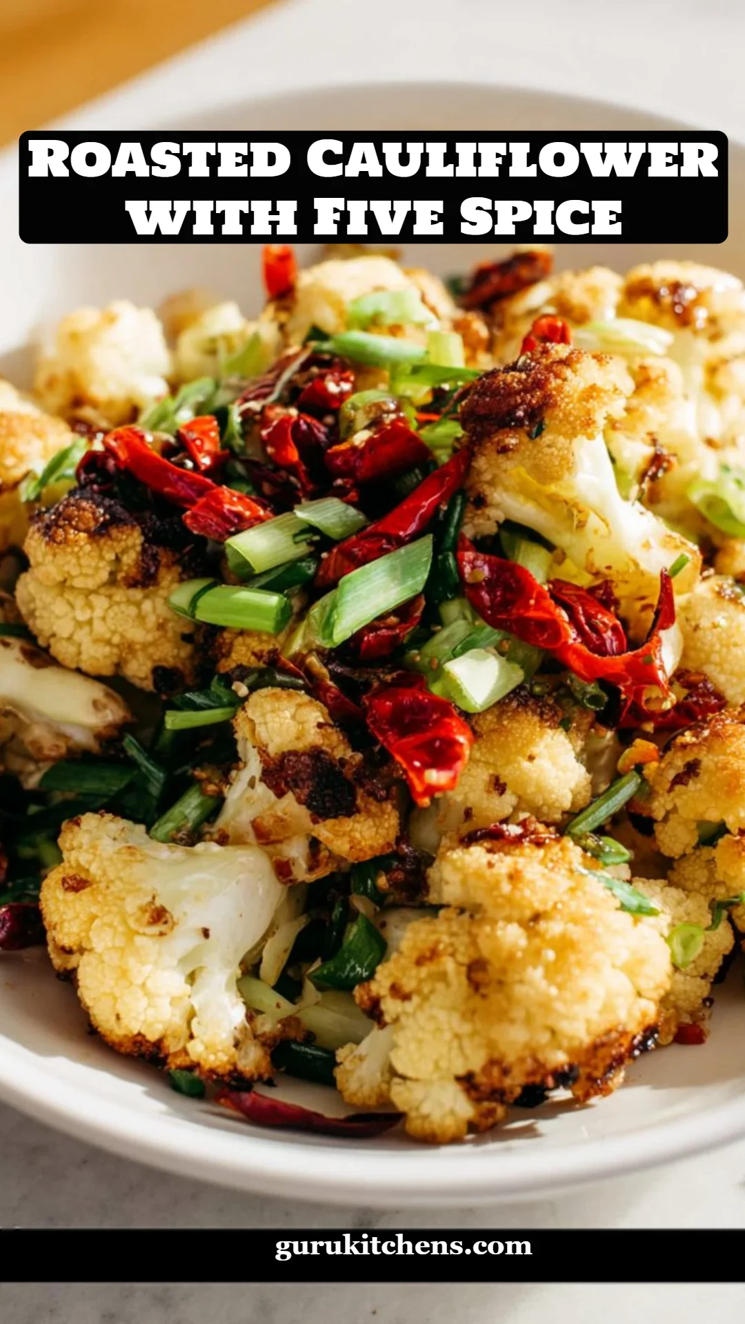 Roasted Cauliflower with Five Spice