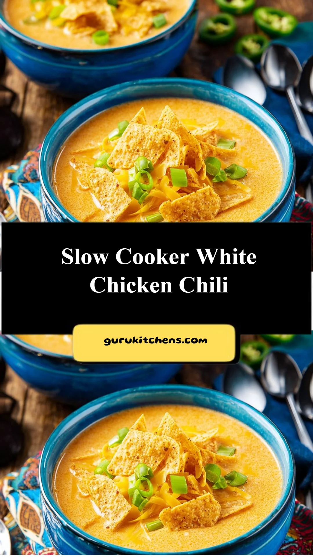 Slow Cooker White Chicken Chili