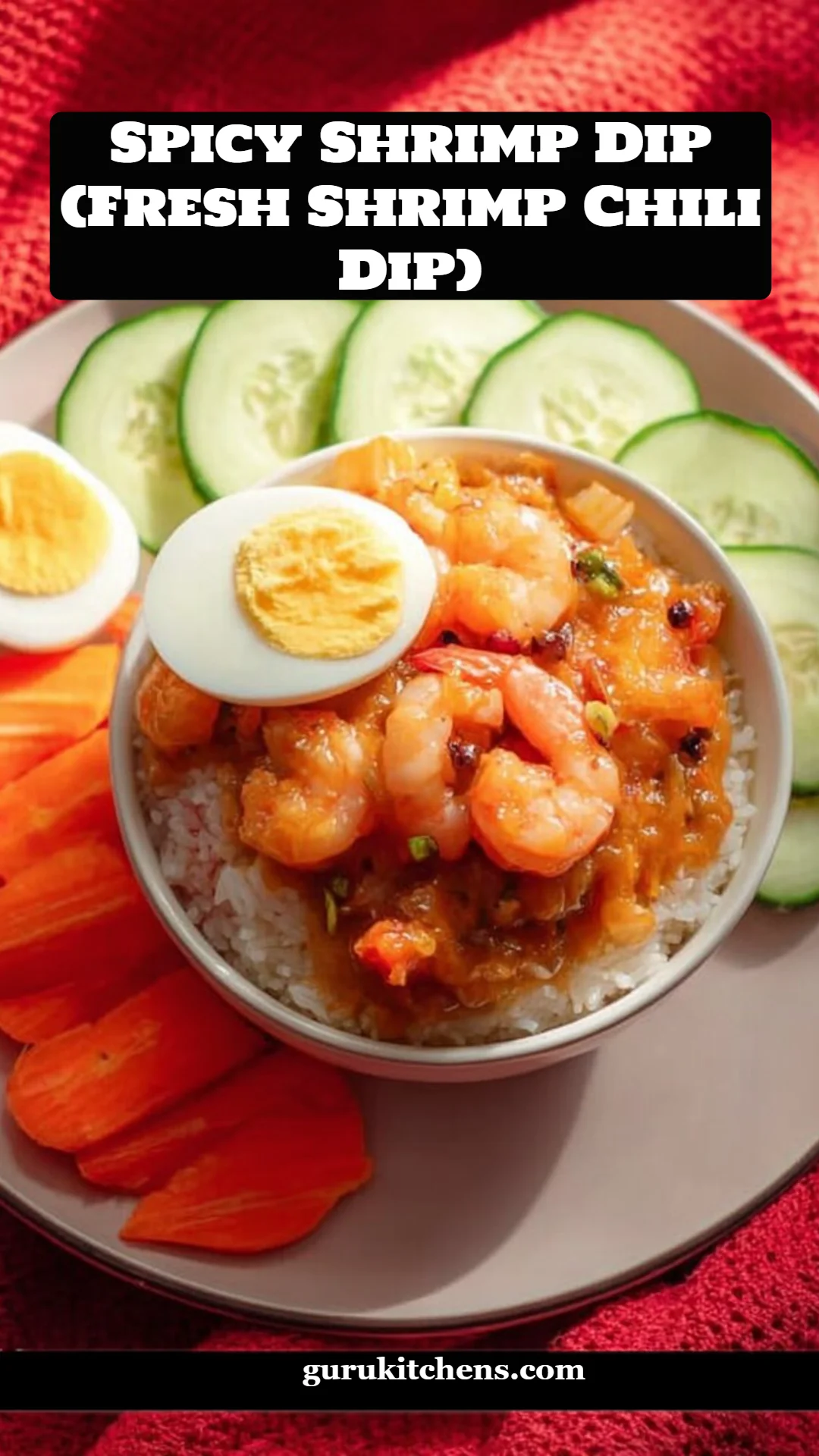 Spicy Shrimp Dip (Fresh Shrimp Chili Dip)