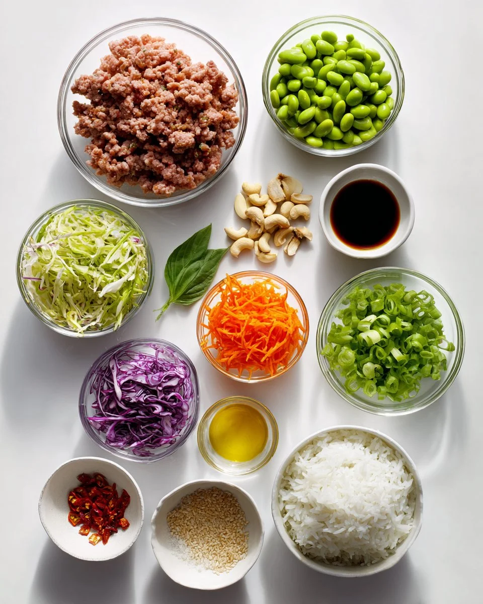 Sweet Chili Pork and Rice Bowl