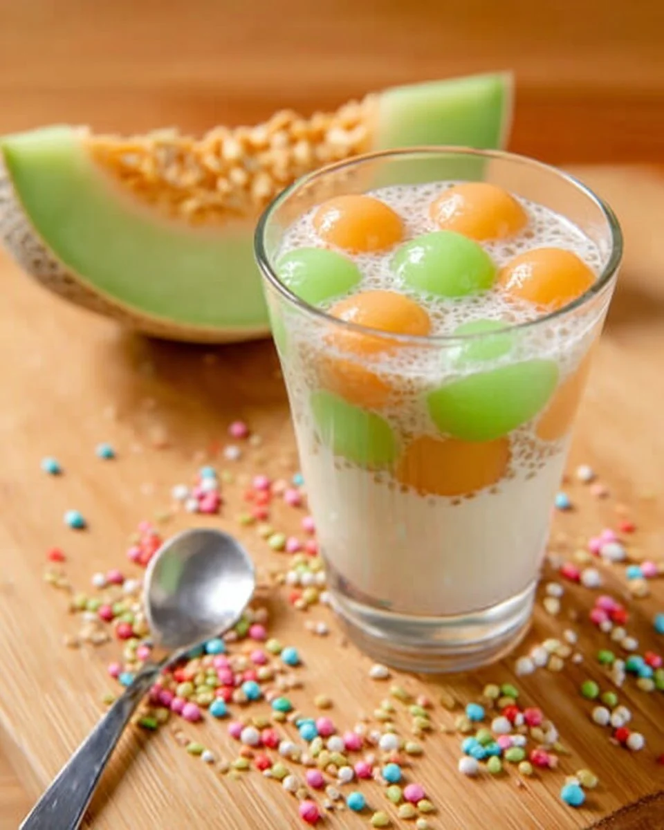 Tapioca Melon Dessert Soup