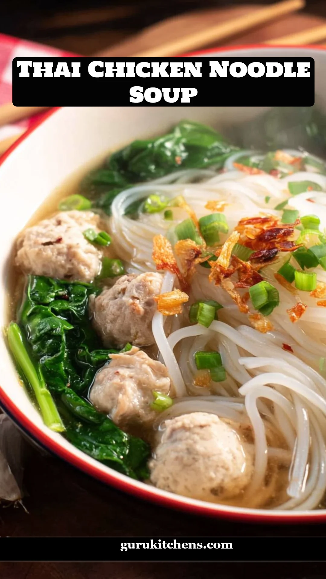 Thai Chicken Noodle Soup