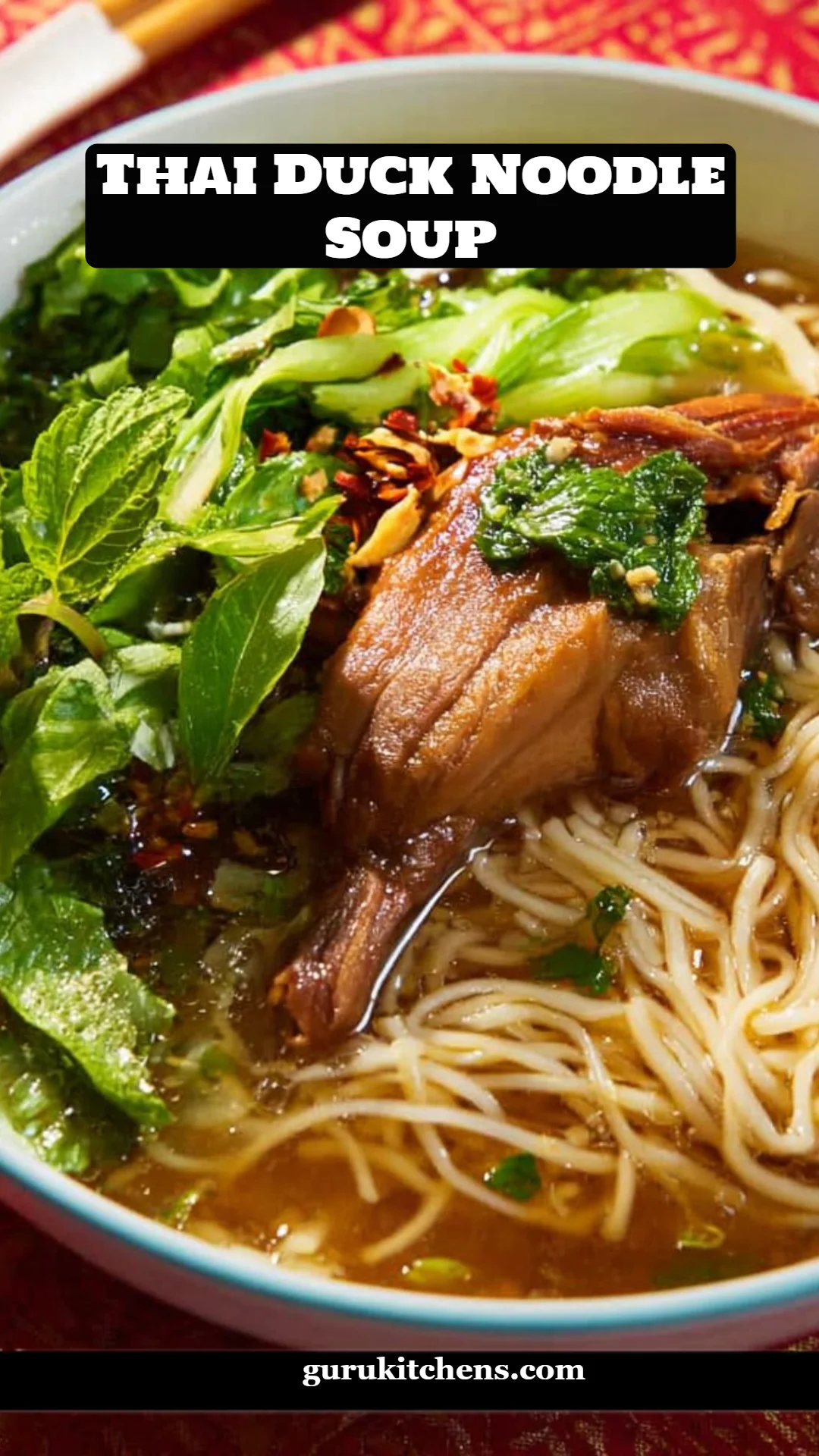 Thai Duck Noodle Soup