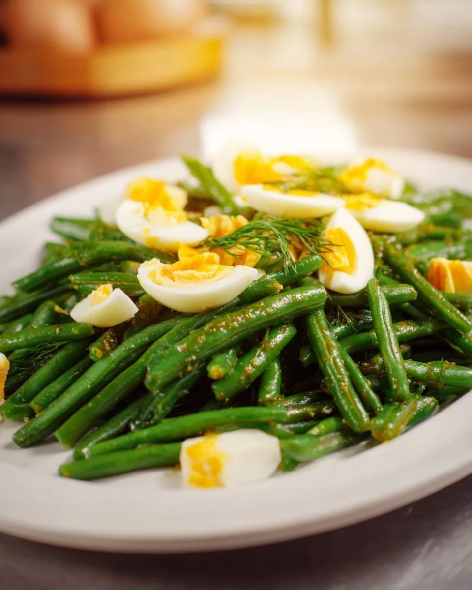 Plate of Thai Long Bean Stir-Fry with colorful vegetables and spices