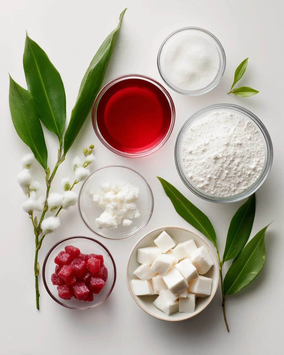 Thai Red Rubies Dessert Recipe | Tub Tim Krob