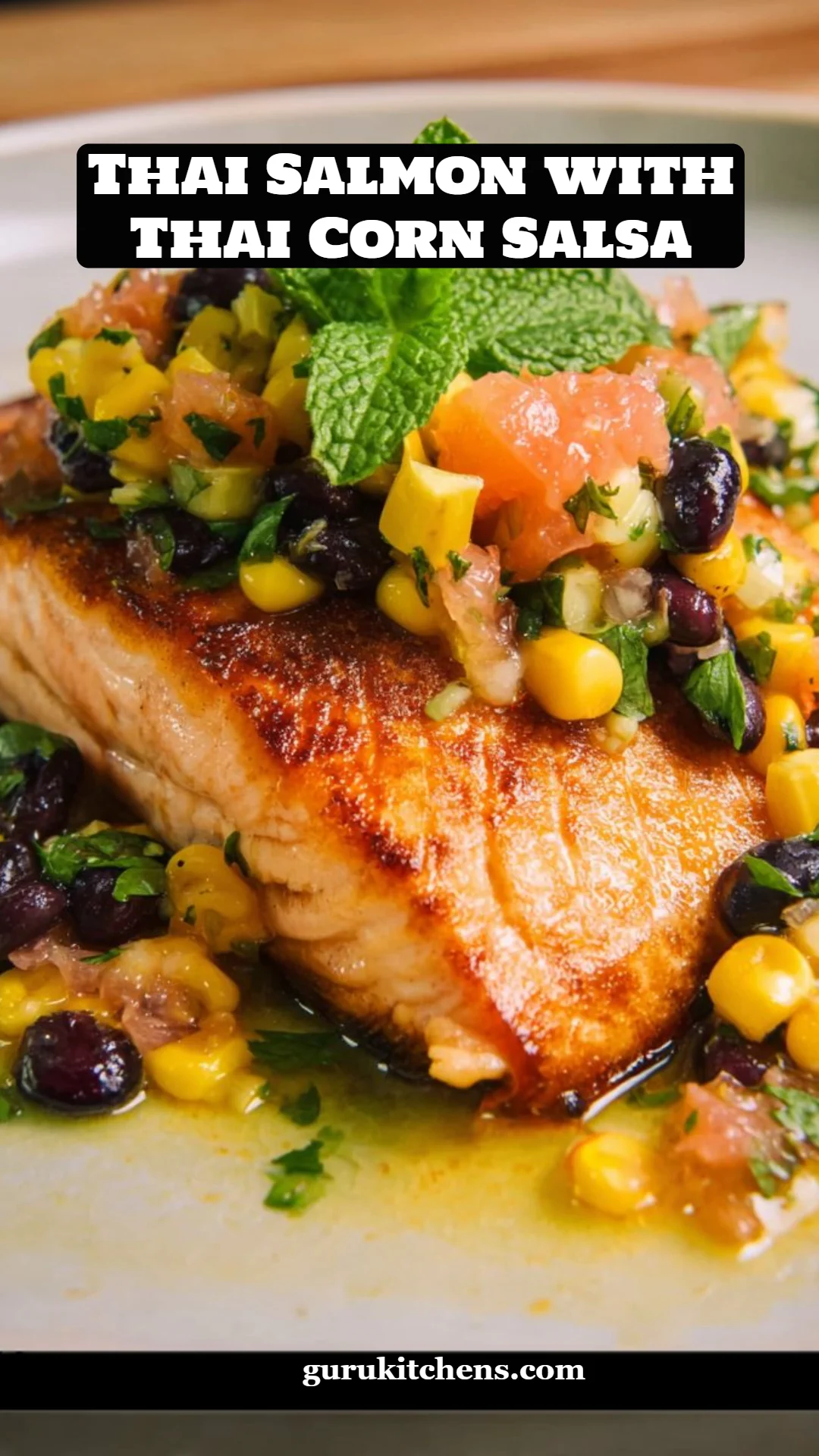 Thai Salmon with Thai Corn Salsa