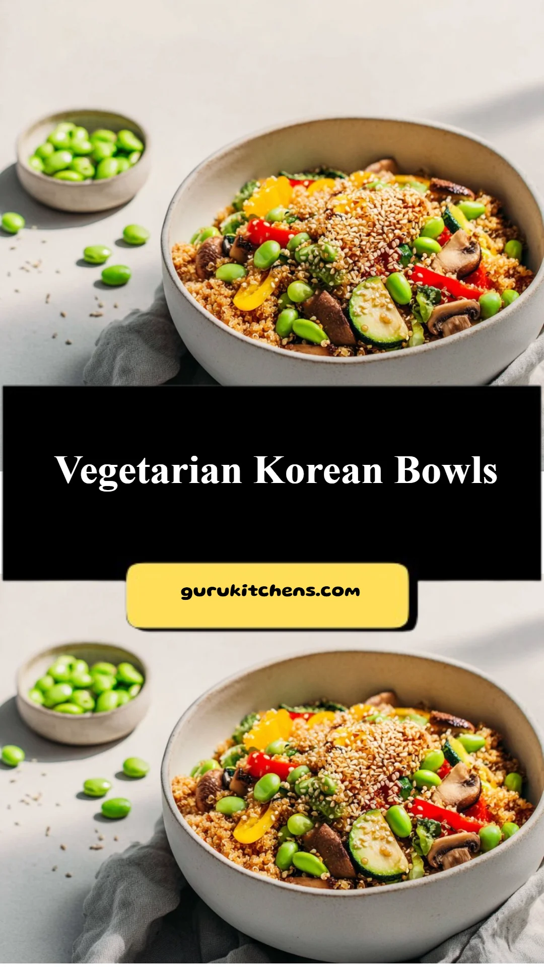 Vegetarian Korean Bowls