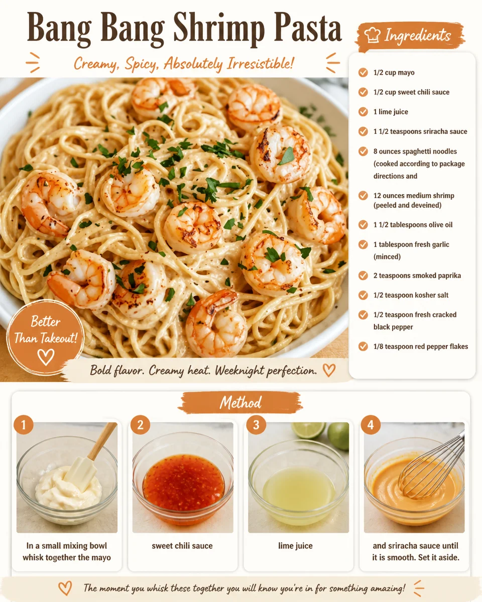 Bang Bang Shrimp Pasta