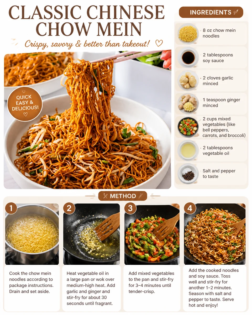 Classic Chinese Fried Noodles