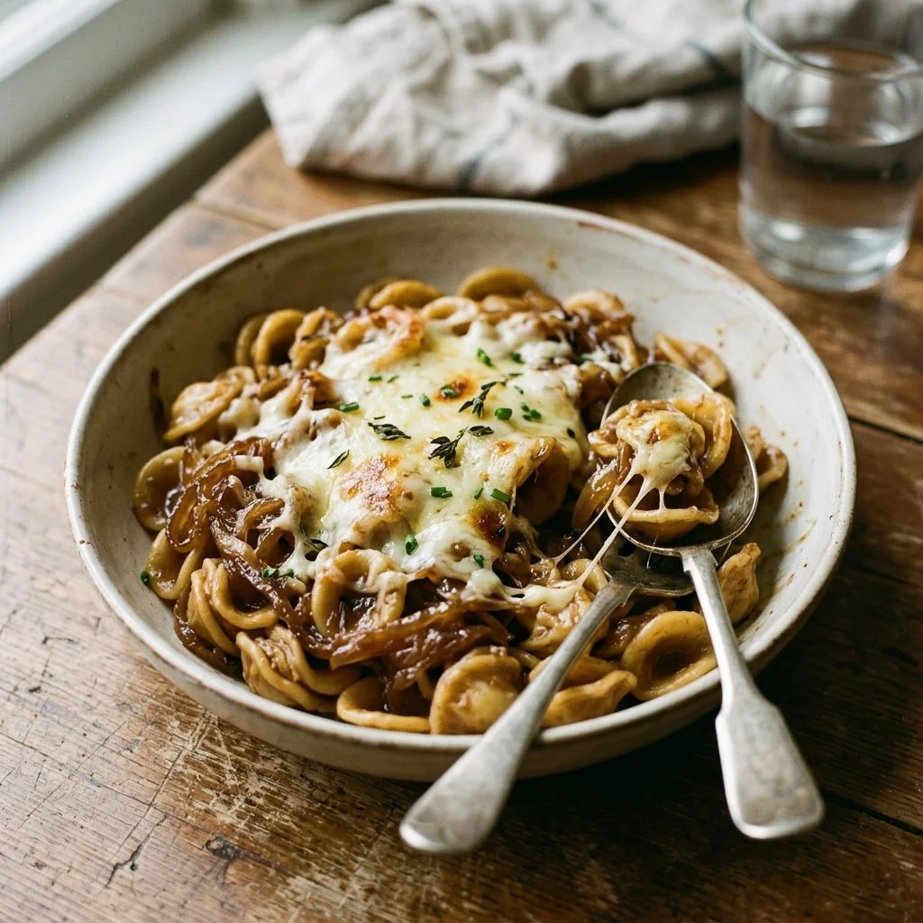 Easy French Onion Pasta