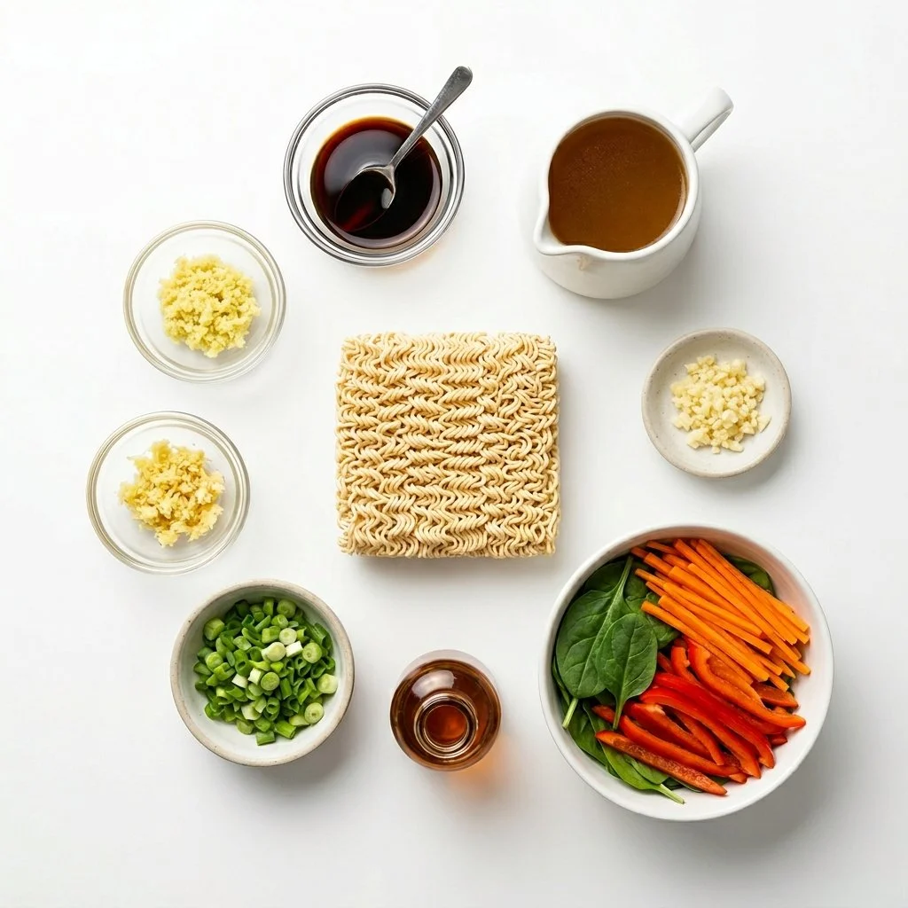 Easy Vegan Saucy Ramen Noodles