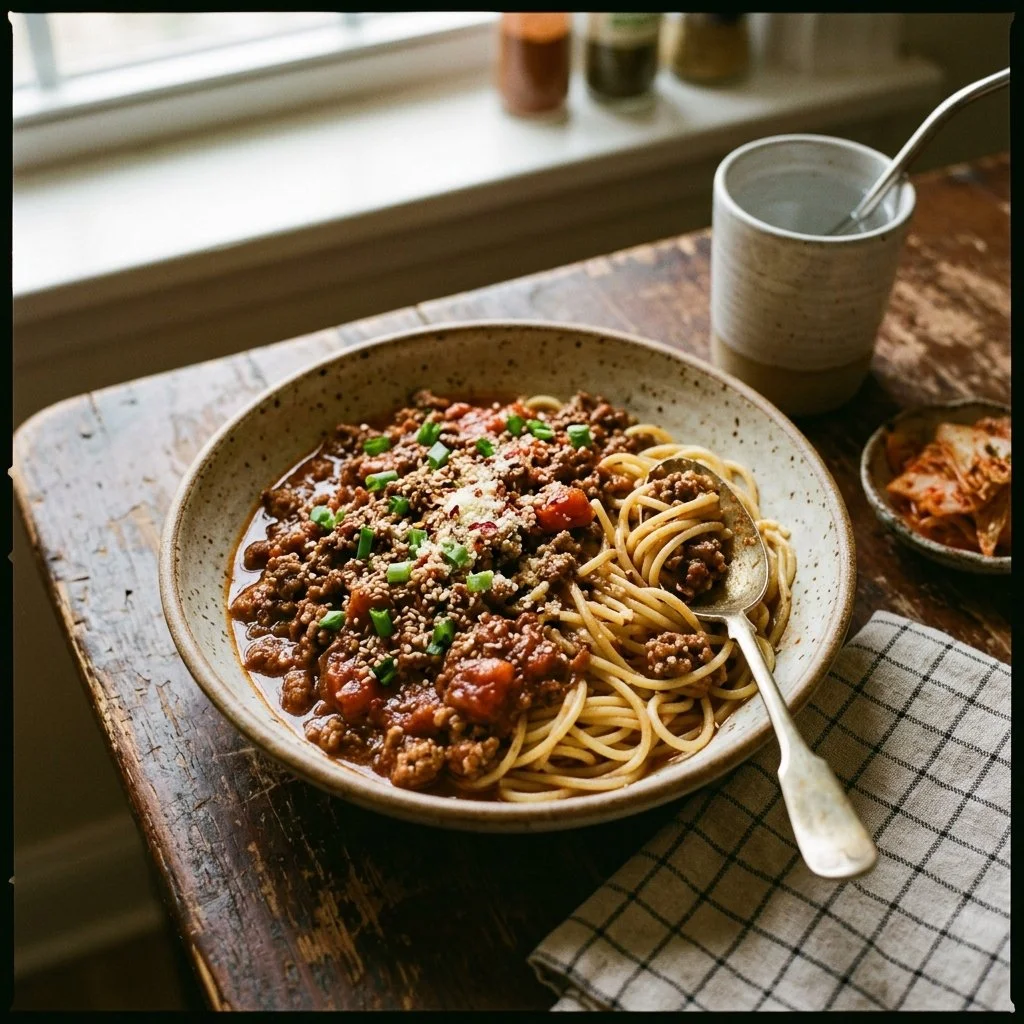 Korean Bulgogi Bolognese