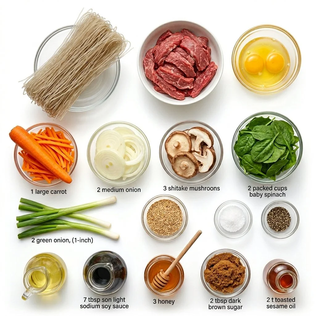 Korean Glass Noodle Stir Fry