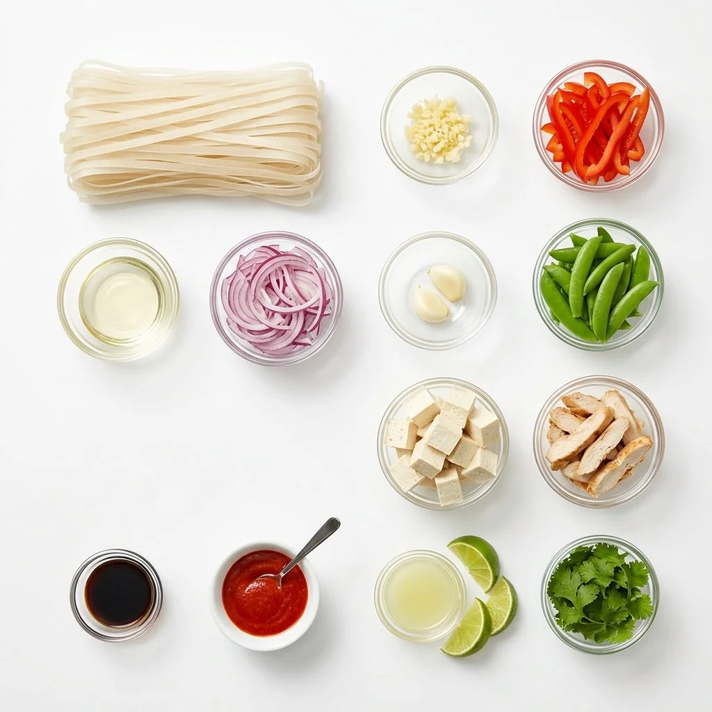 One Pot Spicy Thai Noodles