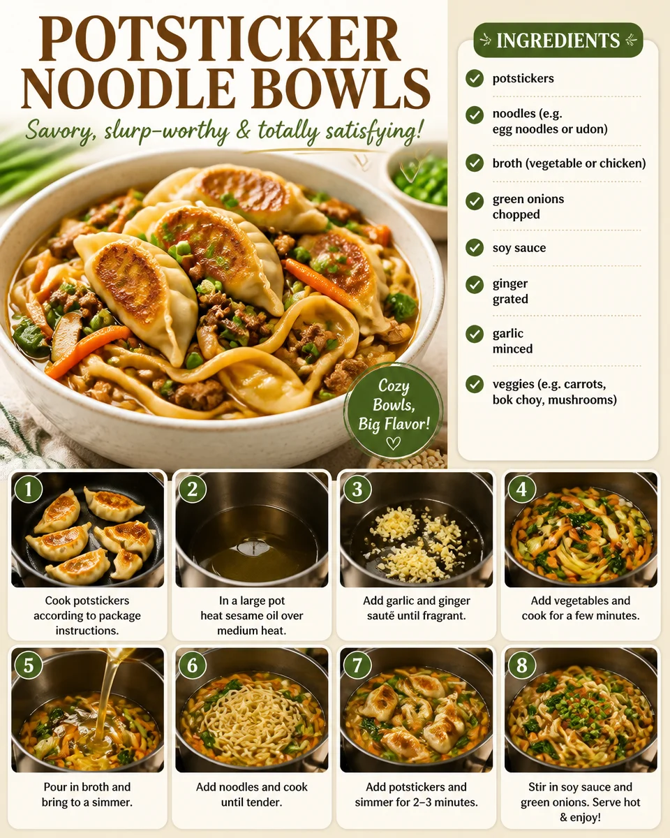 Potsticker Noodle Bowls