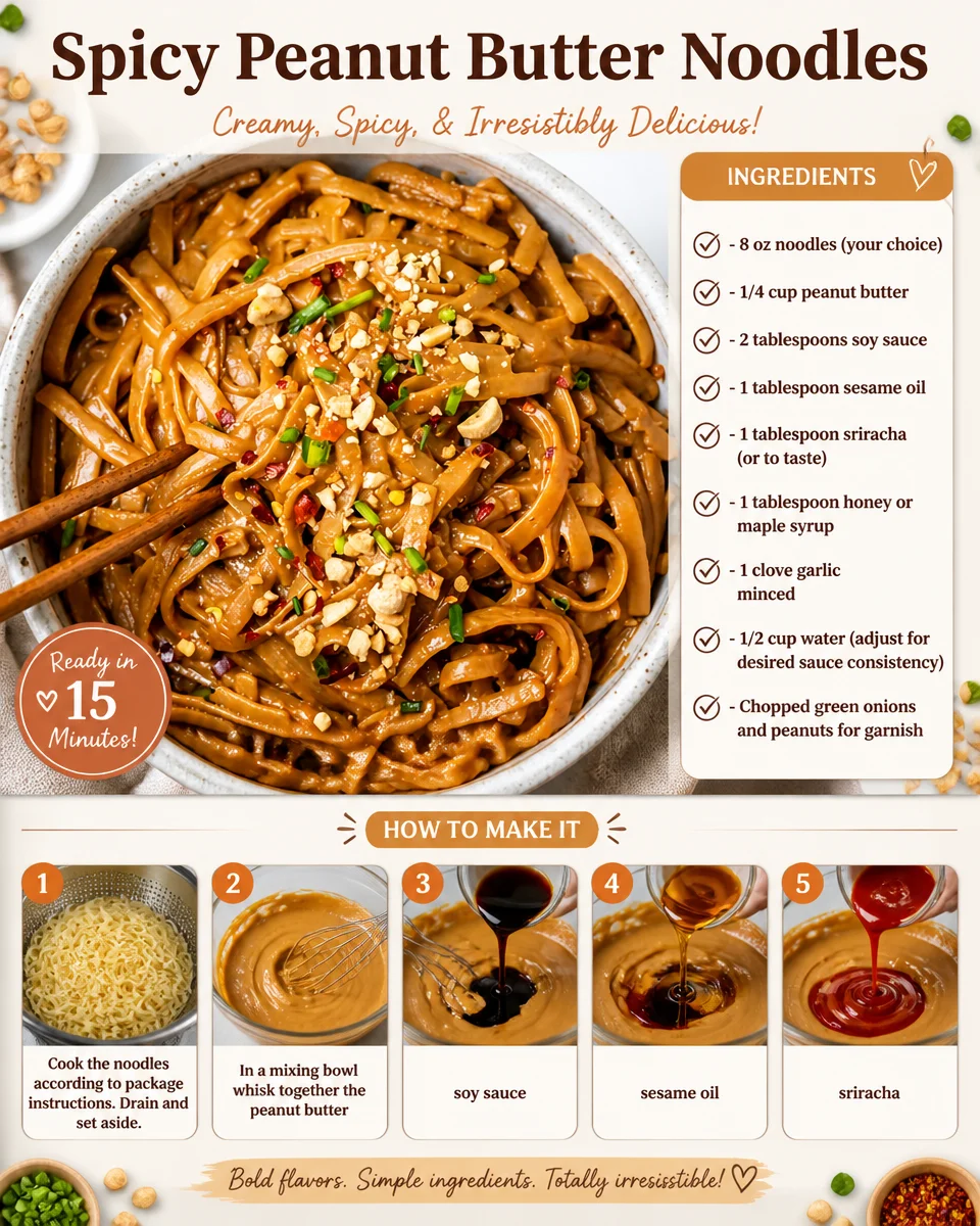 Spicy Peanut Butter Noodles