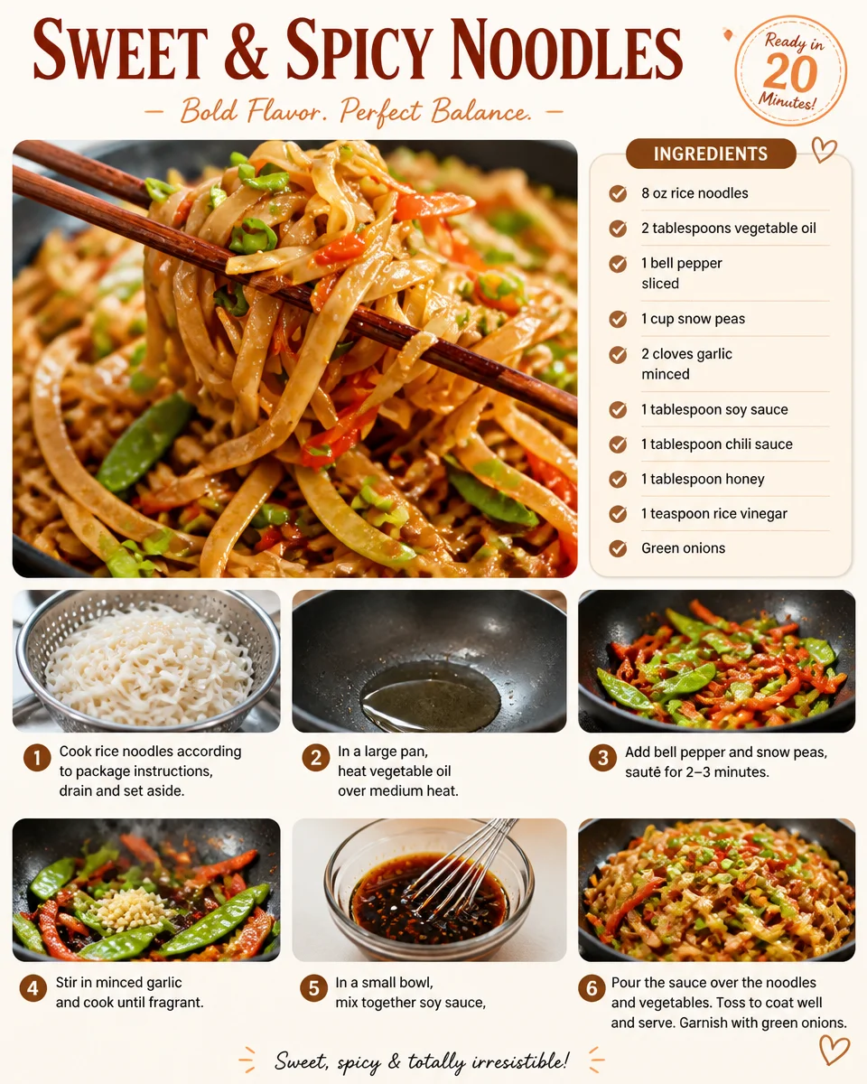 Sweet and Spicy Noodles