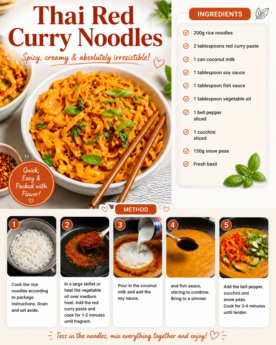 Thai Red Curry Noodles
